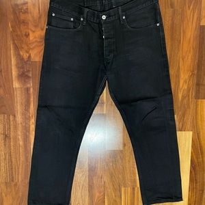 Gustin Black Denim Jeans